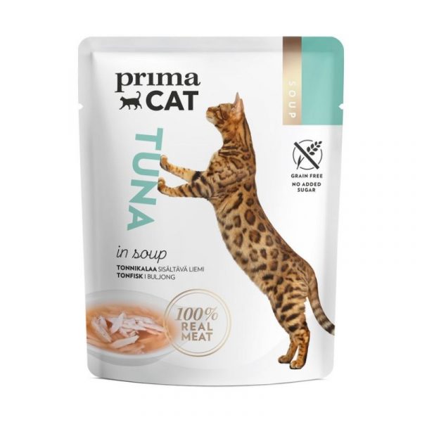 PRIMA CAT SOUP TONNIKALAA LIEMESSÄ 40 G