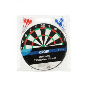 ATOM TIKKATAULU +TIKAT 6KPL DARTS