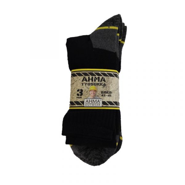MIESTEN TYÖSUKKA AHMA 3PACK 42-46