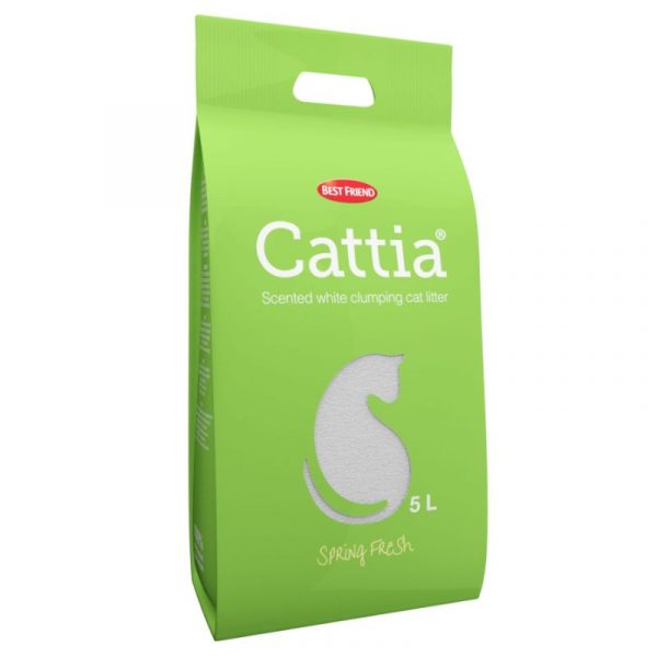 CATTIA SPRING FRESH HAJUSTETTU KISSANHIEKKA 5 L