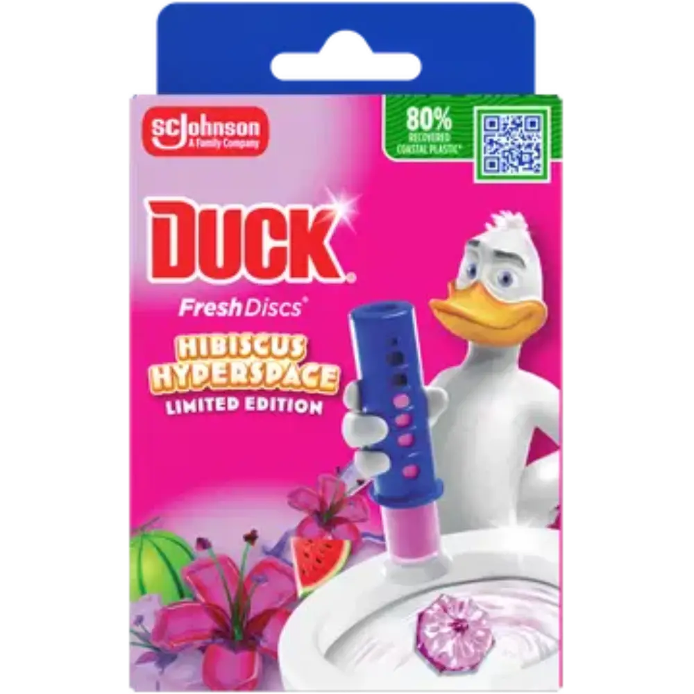 DUCK FRESH DISCS HIBISCUS 36ML WC-RAIKASTIN