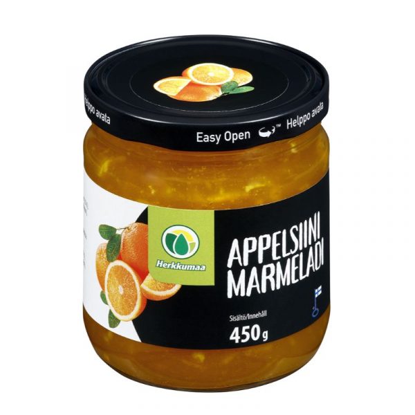 HERKKUMAAN APPELSIINIMARMELADI 450G