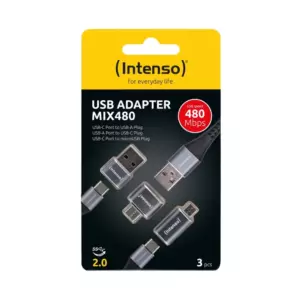 INTENSO ADAPTERIPAKETTI USB MIX480