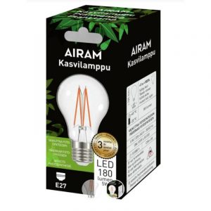 KASVILAMPPU AIRAM LED 5W E27 FIL PLANT