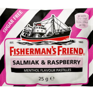 FISHERMAN'S FRIEND SALMIAKKI-VADELMA SOKERITON