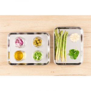 Maku Gastro Tarjotin ruostumaton teräs 31x24 cm