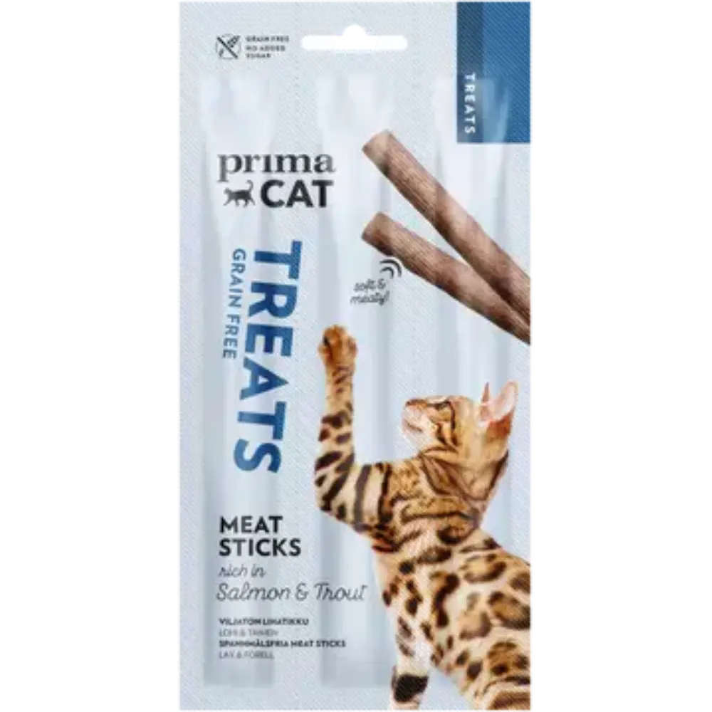 PRIMA CAT MEAT STICK LOHI-TAIMEN 15G