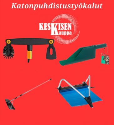 Katonpuhdistustyökalut