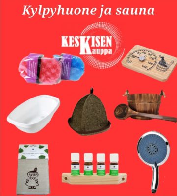 Kylpyhuone ja sauna