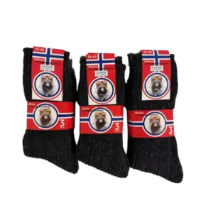 VILLASUKAT AHMA VÄRILAJITELMA 3-PACK 39-42