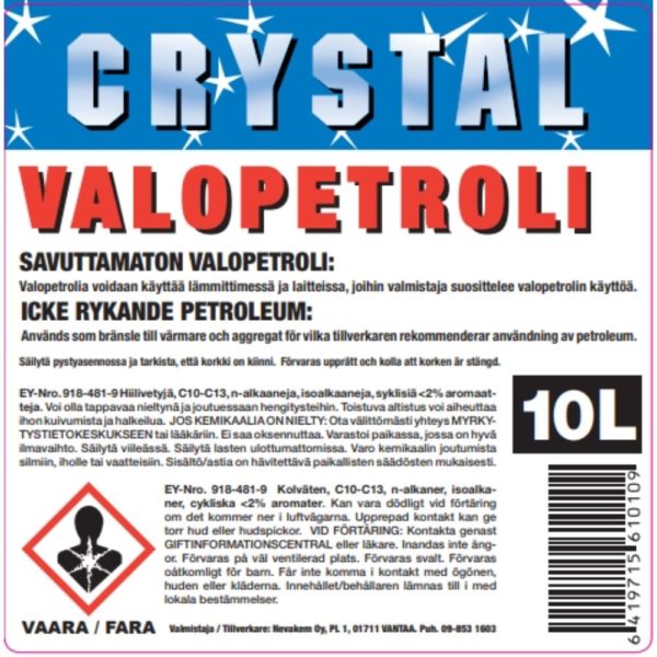 VALOPETROOLI CRYSTAL 10L