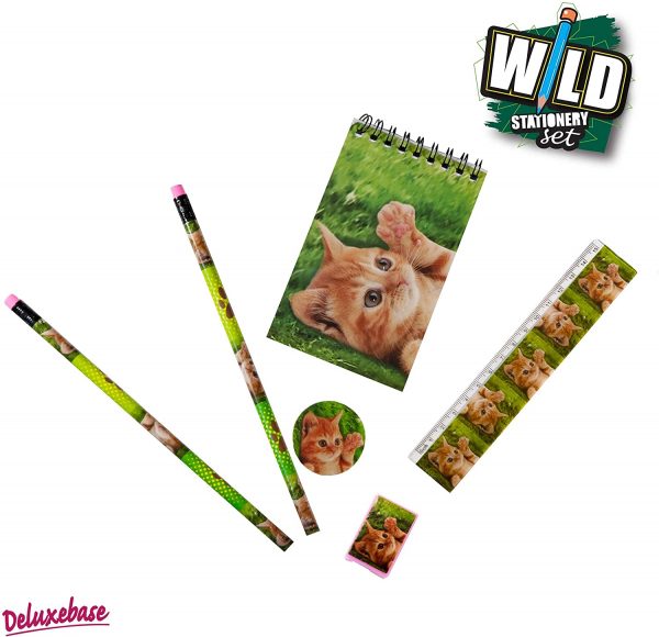 WILD STATIONERY SET- KITTEN