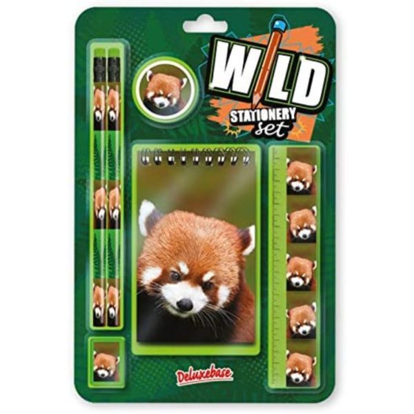 WILD STATIONERY RED PANDA KIRJOITUSSETTI