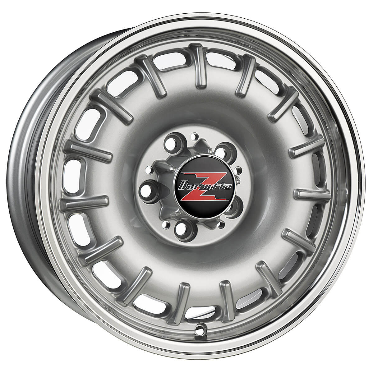 BarzettaBaroque Silver Polished Lip