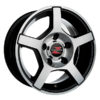BarzettaCarrello Black Polished