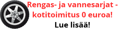 Rengas- ja vannesarjat ilmaisella kotitoimituksella!